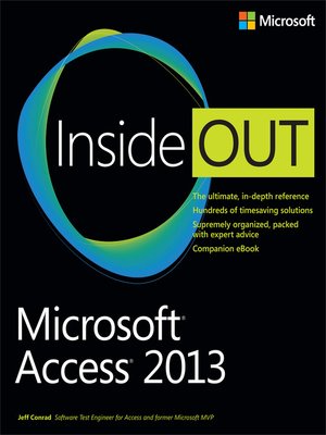 cover image of Microsoft Access 2013 Inside Out